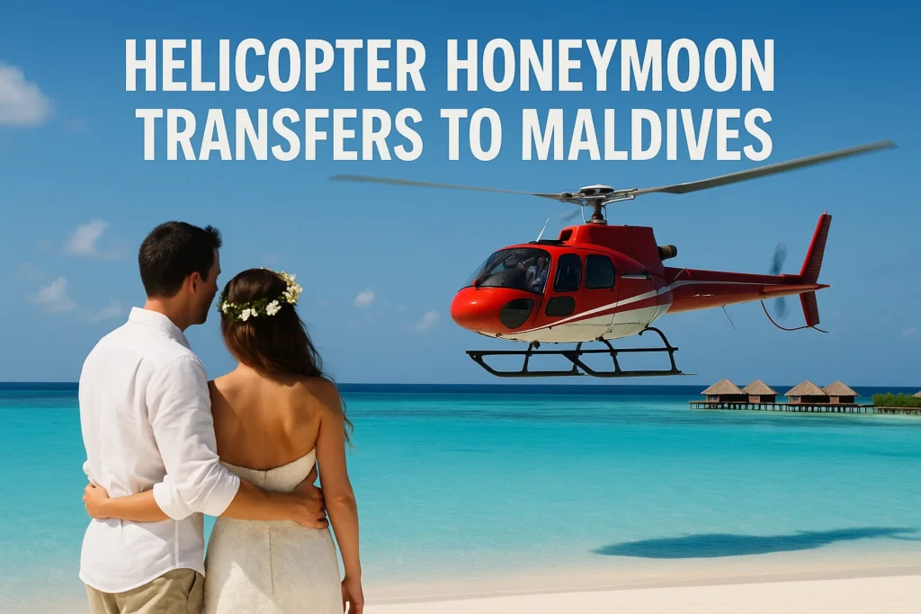 Helicopter Honeymoon Transfers to Maldives