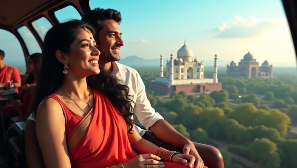 Romantic Helicopter Rides in India for Couples