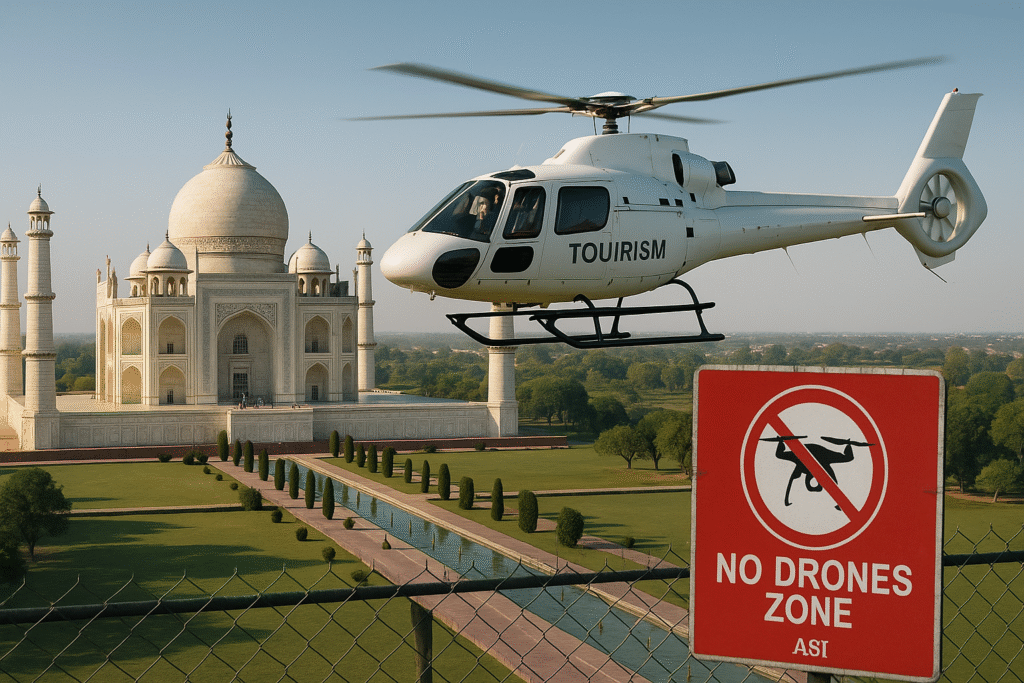 Taj Mahal Helicopter Tour
