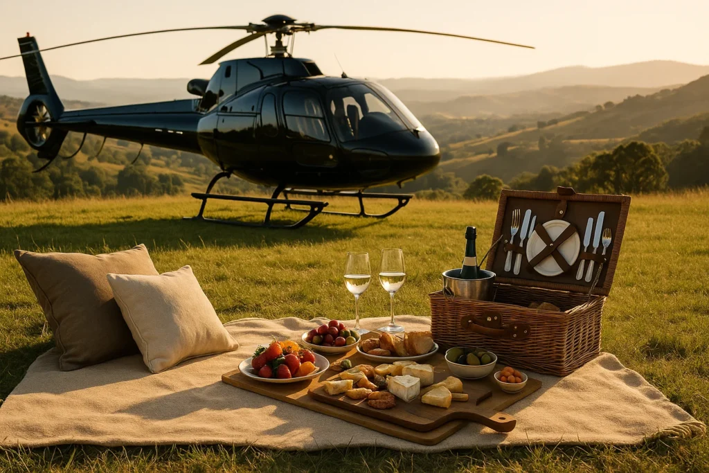 Ultra-Luxury Helicopter Picnic Packages
