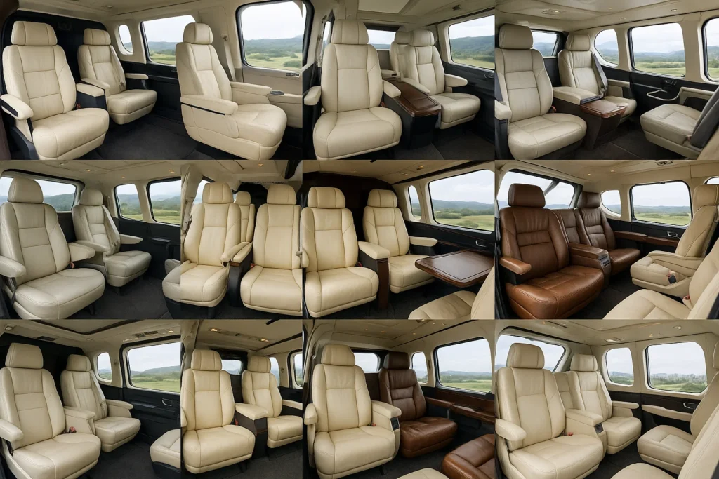 luxury helicopter interiors
