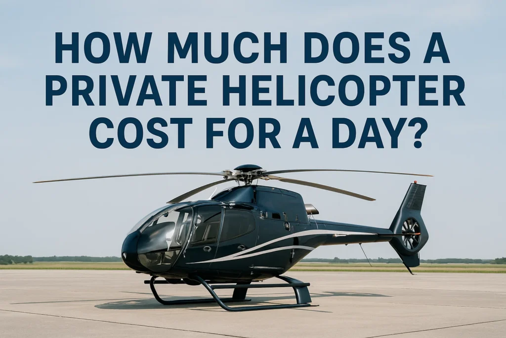 private helicopter cost for a day
