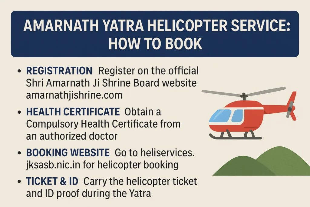 Amarnath Yatra Helicopter Service
