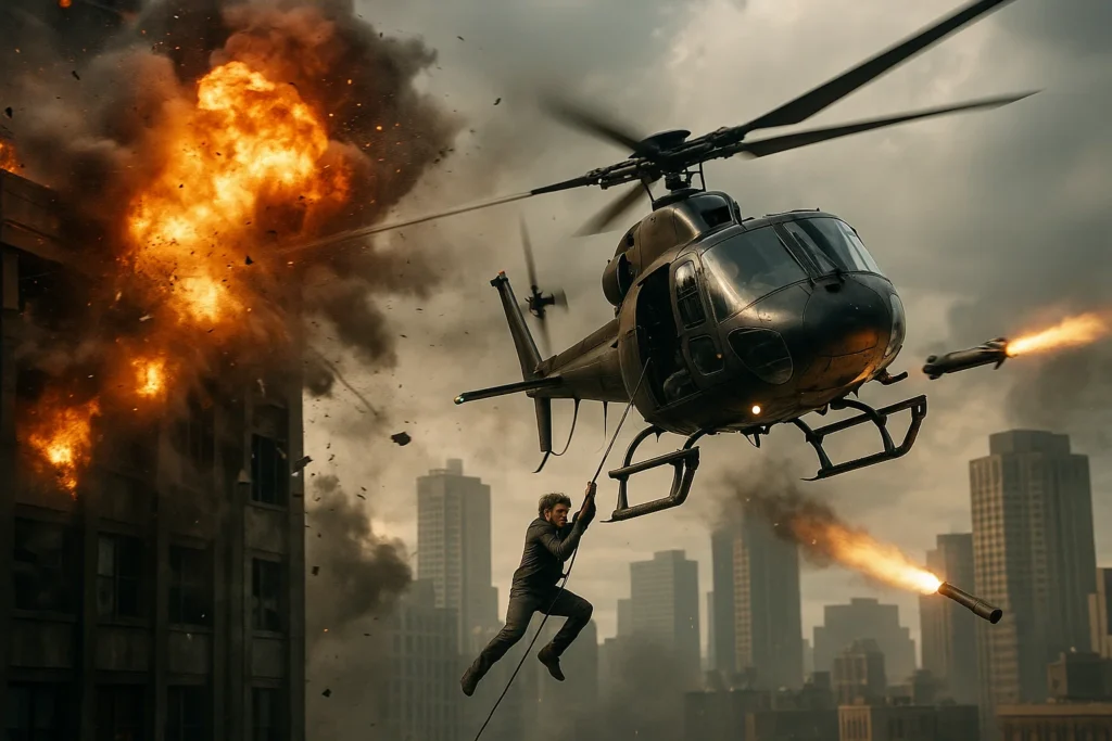 Helicopter Action Sequences in Hollywood