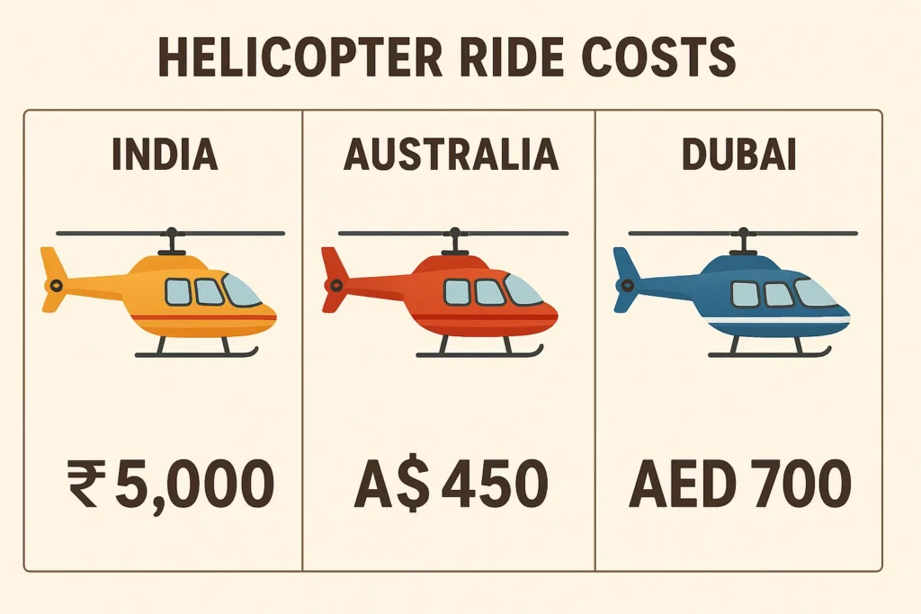 Helicopter Ride Costs