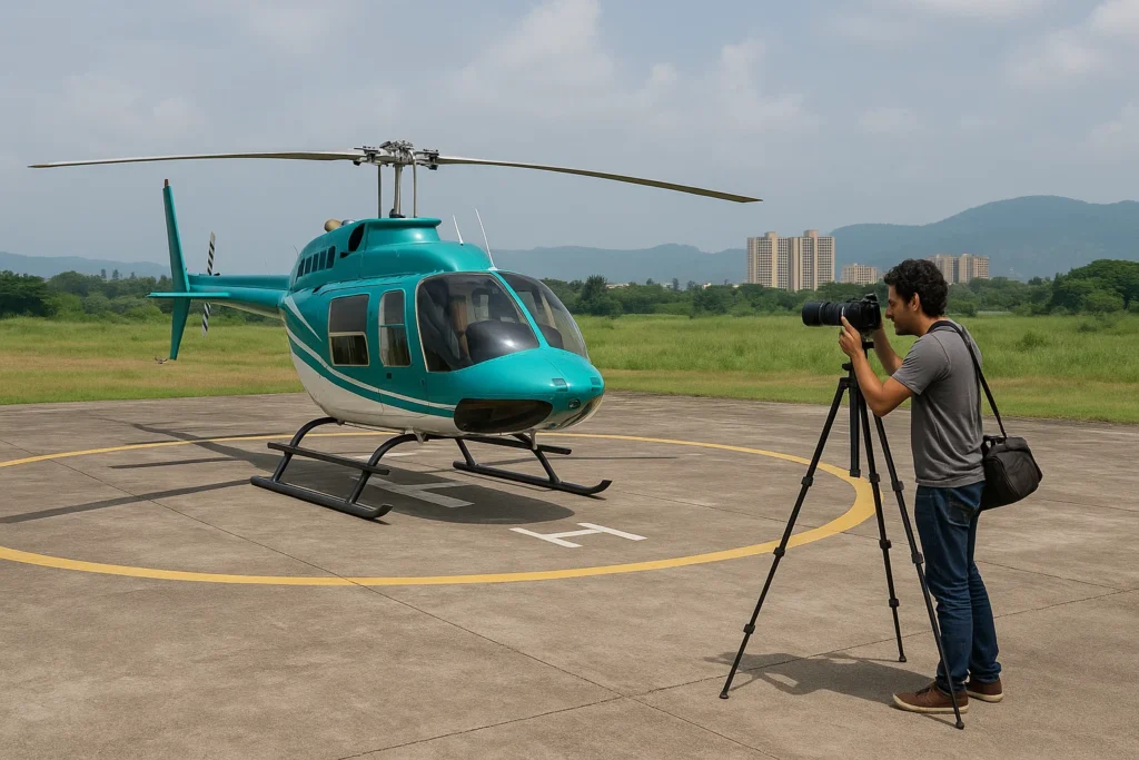 Renting Helicopters for Ad Shoots in India
