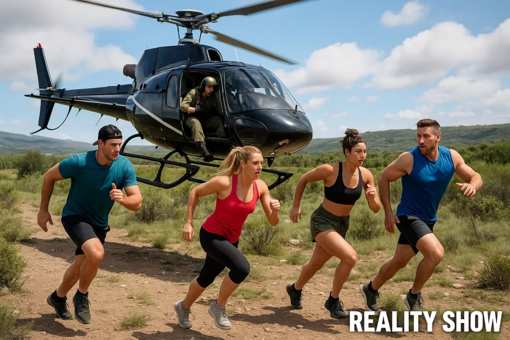 Using Helicopters in TV Reality Shows
