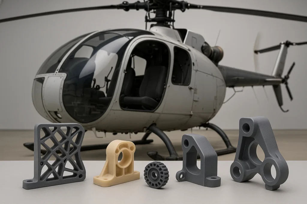 3D-Printed Parts in Helicopter Design