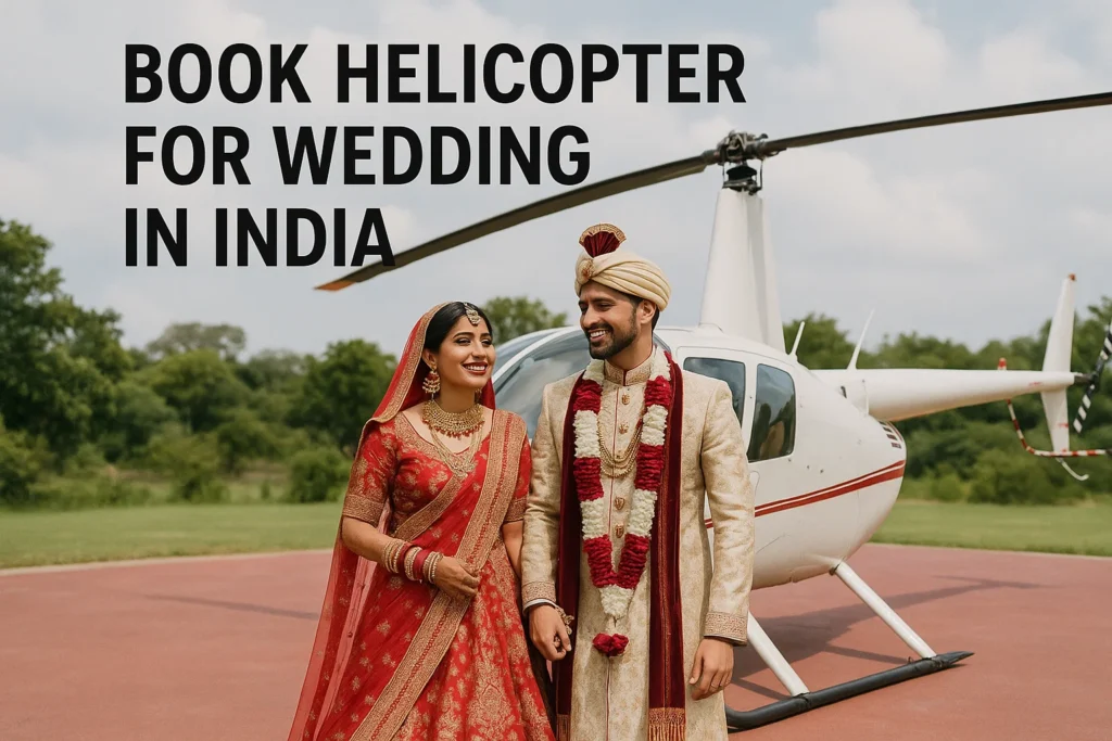 Book Helicopter for Wedding in India