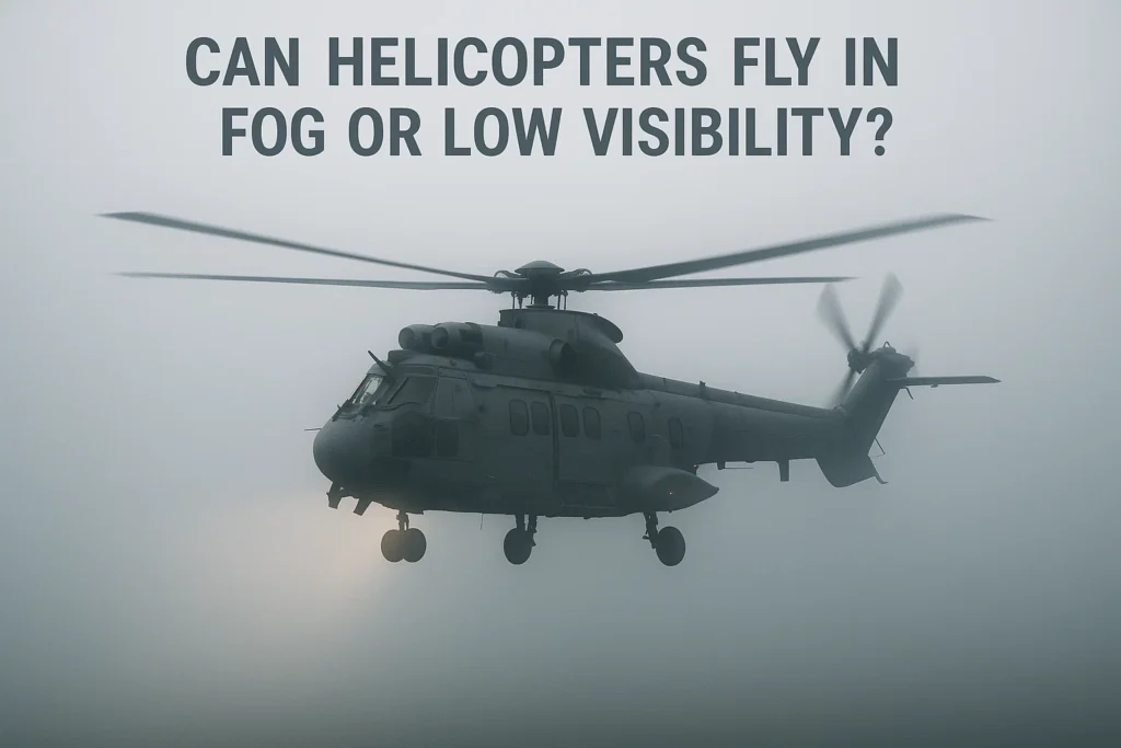 Can Helicopters Fly in Fog or Low Visibility?