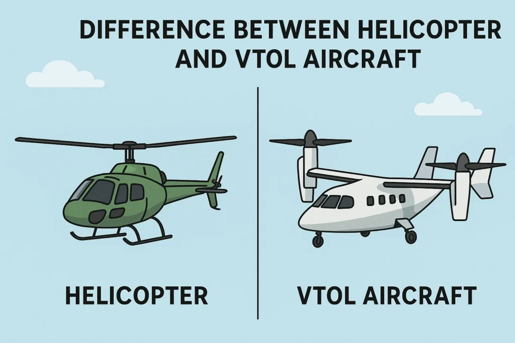 Difference Between Helicopters and VTOL Aircraft