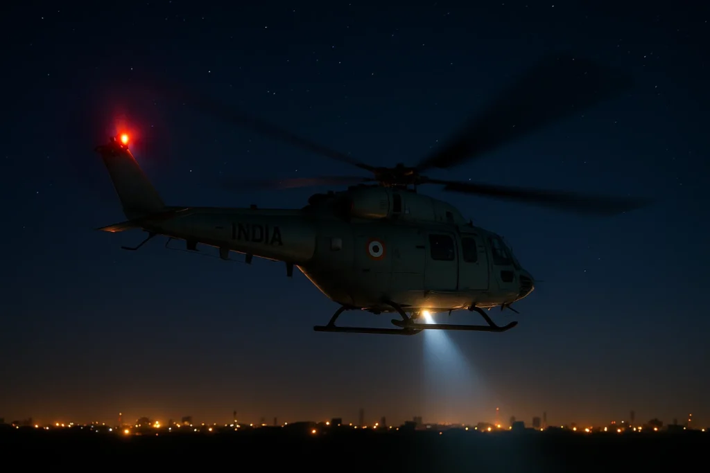 Do Helicopters Fly at Night in India?