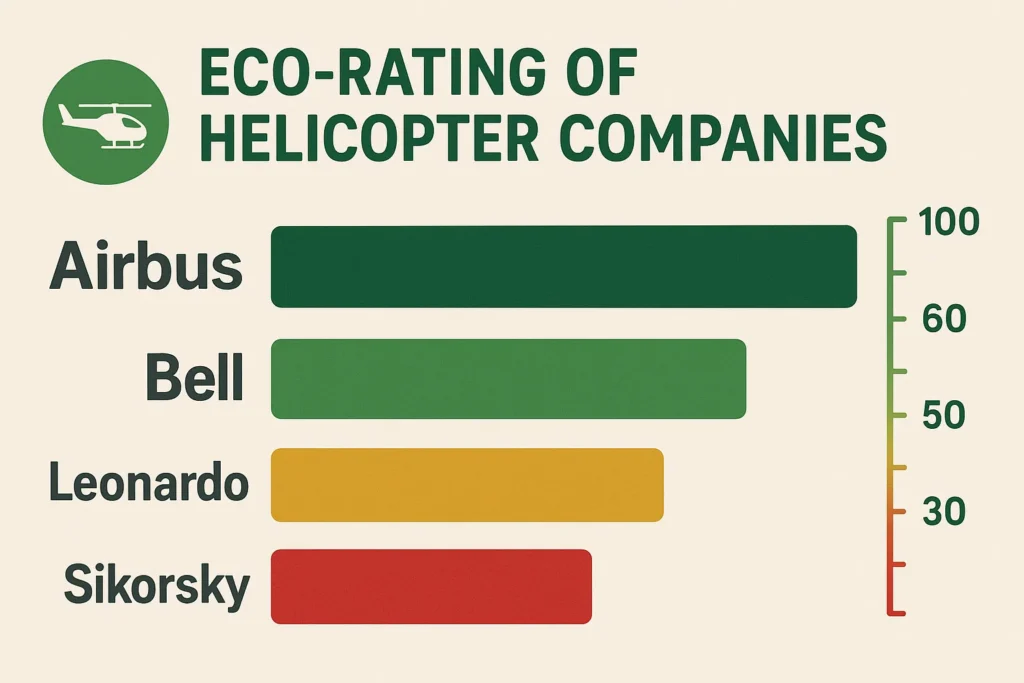 Eco-Rating of Helicopter Companies