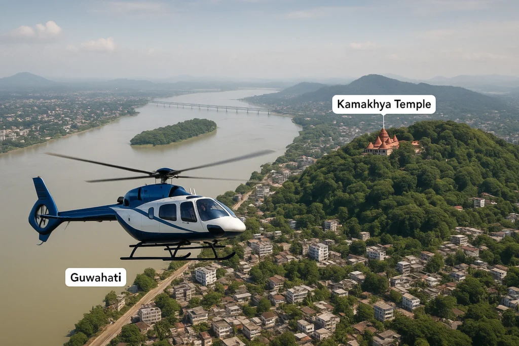 Guwahati to Kamakhya Temple helicopter