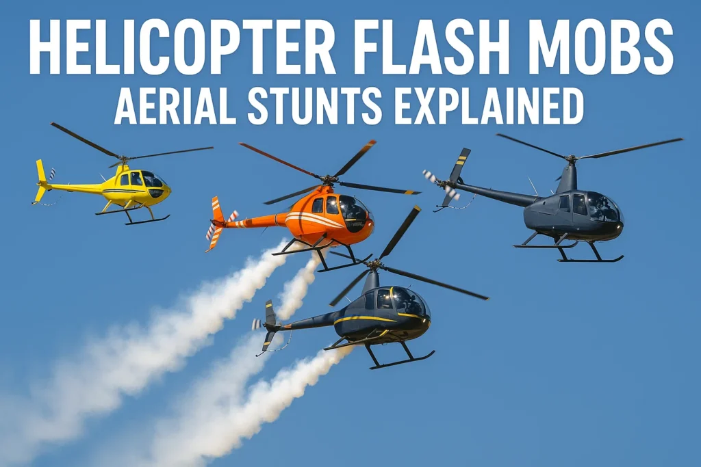 Helicopter Flash Mobs