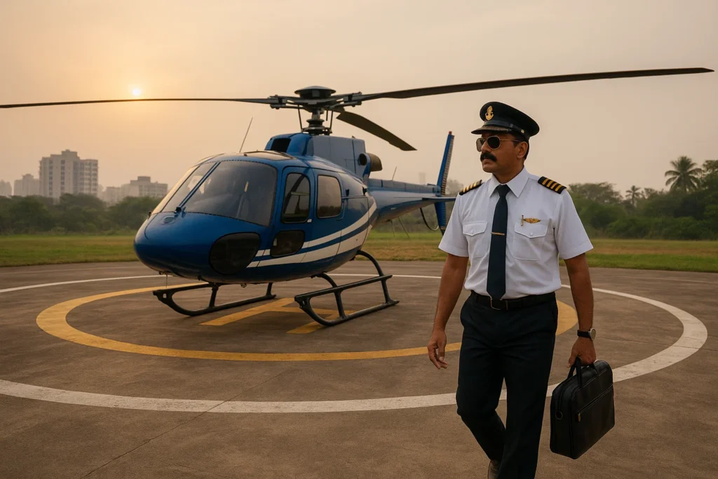 Helicopter Pilot in India