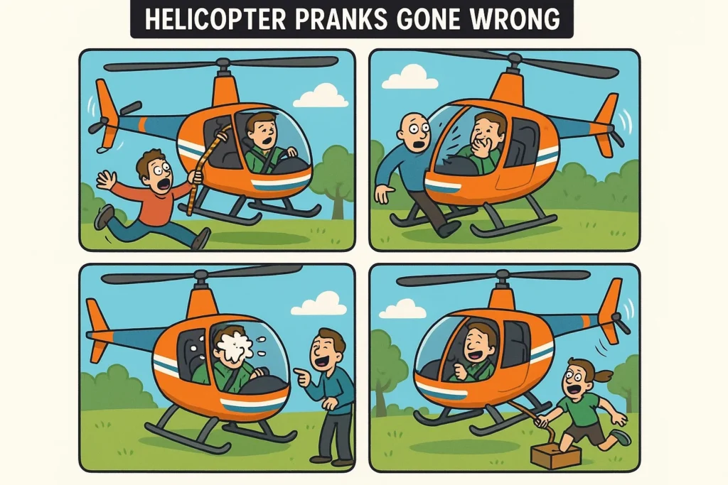 Helicopter Pranks Gone Wrong