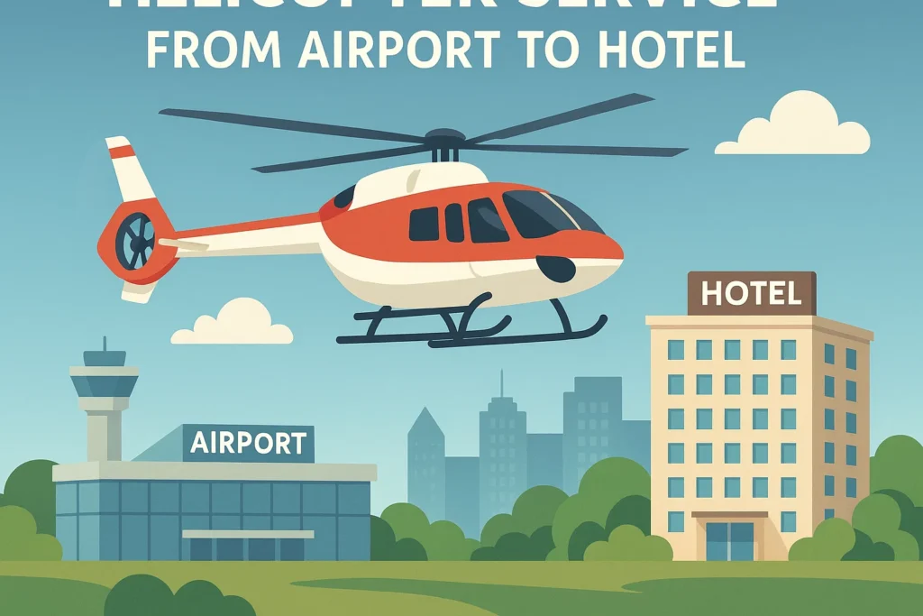 Helicopter Service from Airport to Hotel