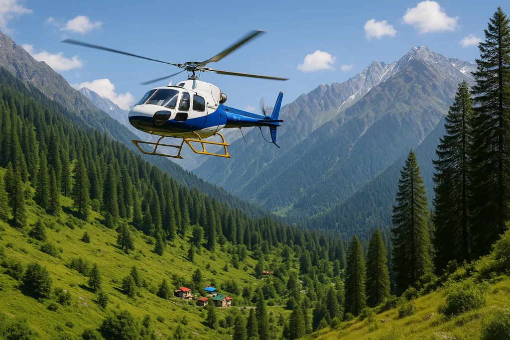 Helicopter for Adventure Tourism in Himachal