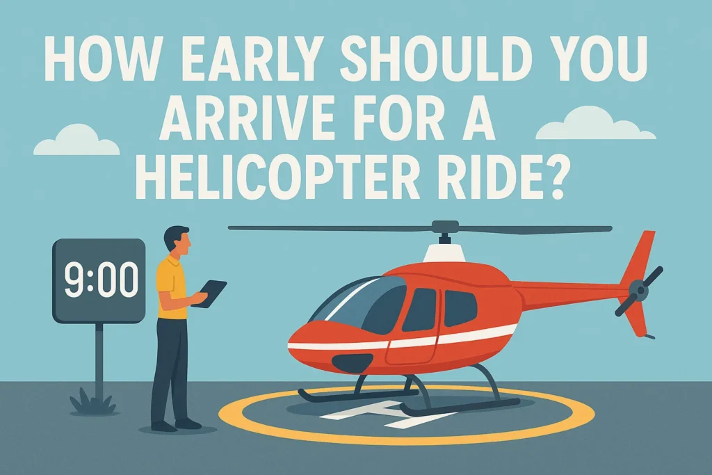 How Early Should You Arrive for a Helicopter Ride?
