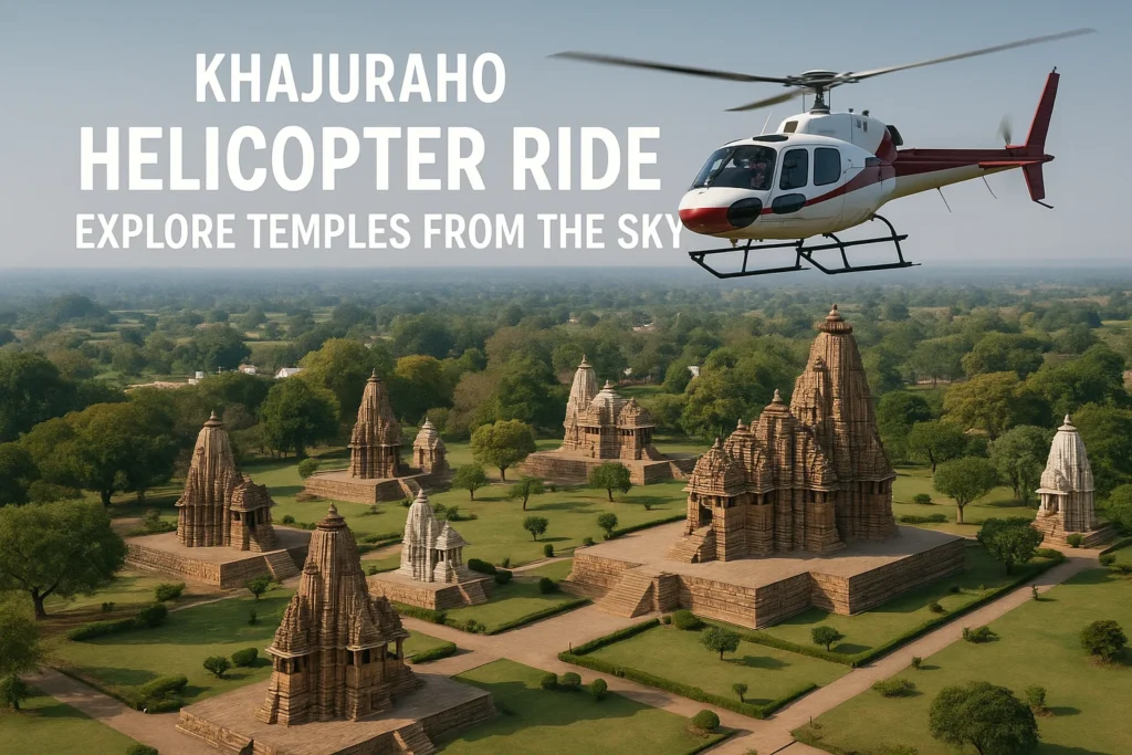 Khajuraho helicopter ride