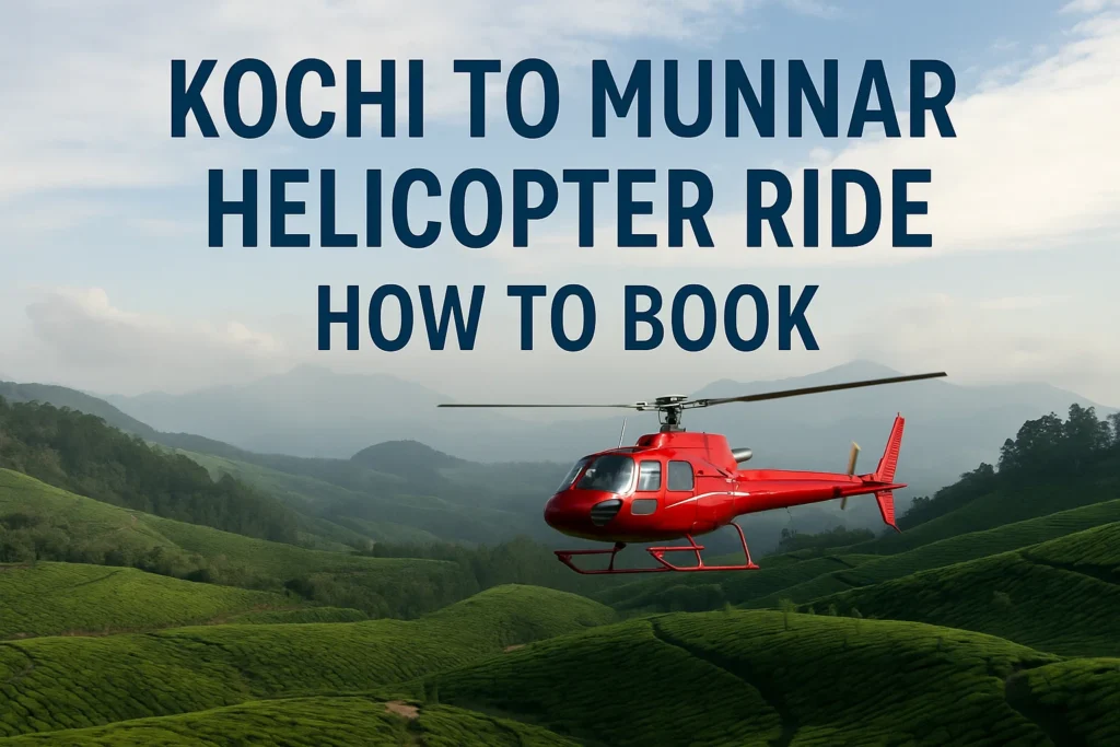 Kochi to Munnar helicopter ride