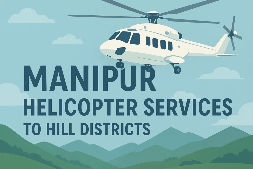 Manipur helicopter services to hill districts