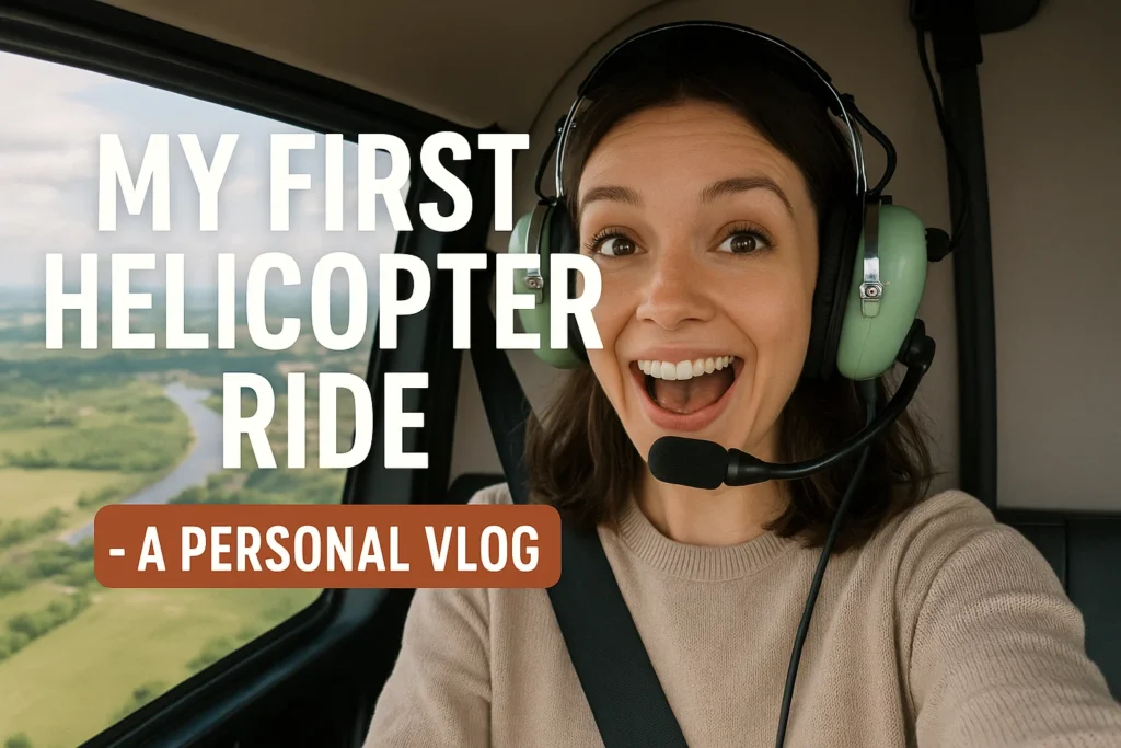 My First Helicopter Ride