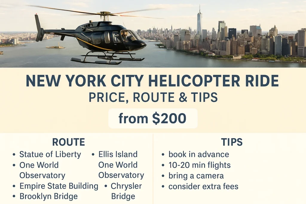 New York City helicopter ride