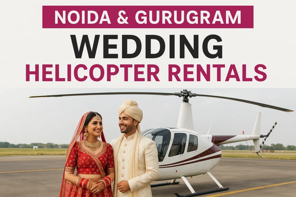 Noida & Gurugram wedding helicopter rentals