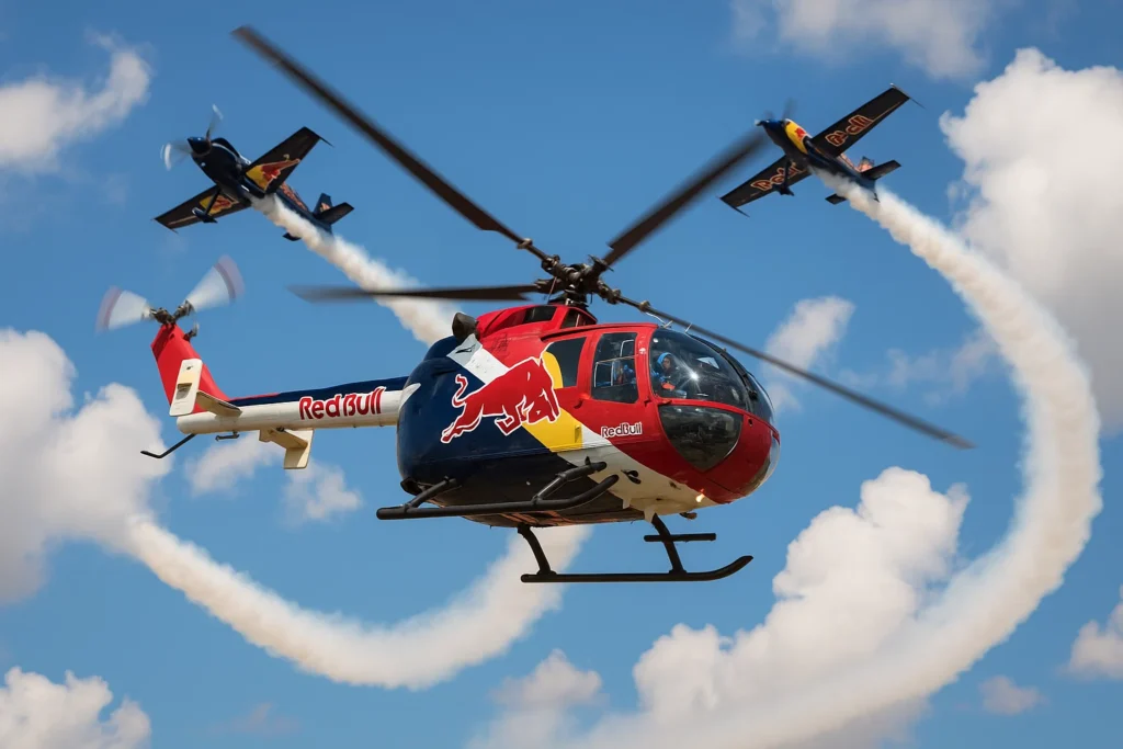 Red Bull Air Shows Featuring Helicopters