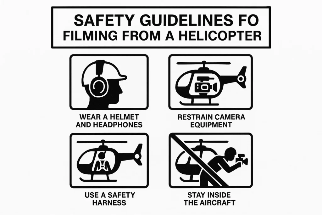 Safety Guidelines for Filming from a Helicopter