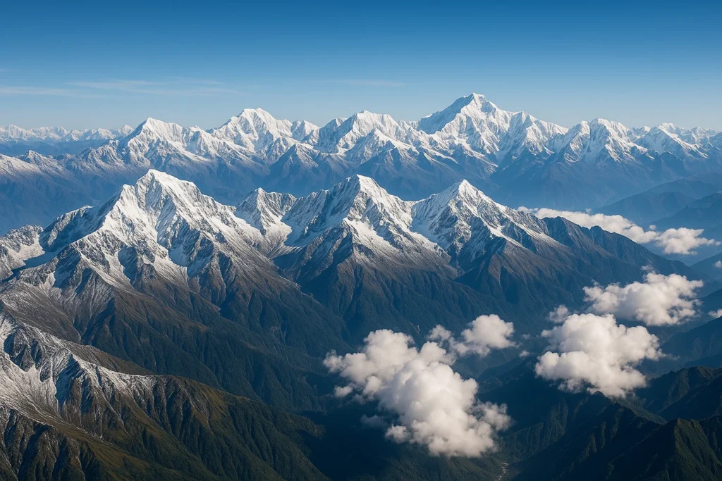 Sikkim aerial tour