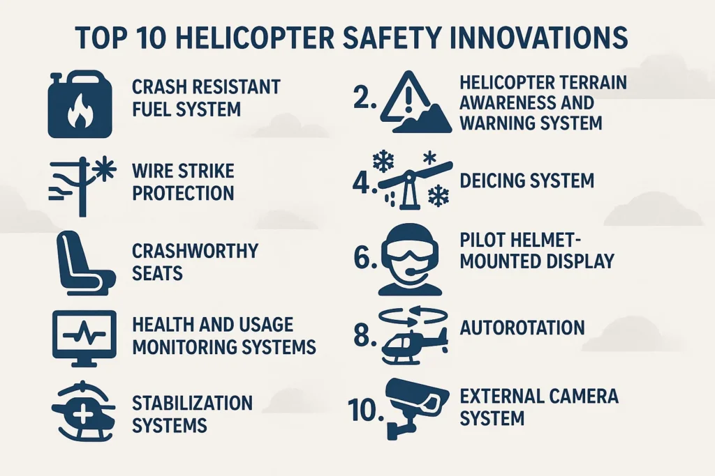 Top 10 Helicopter Safety Innovations