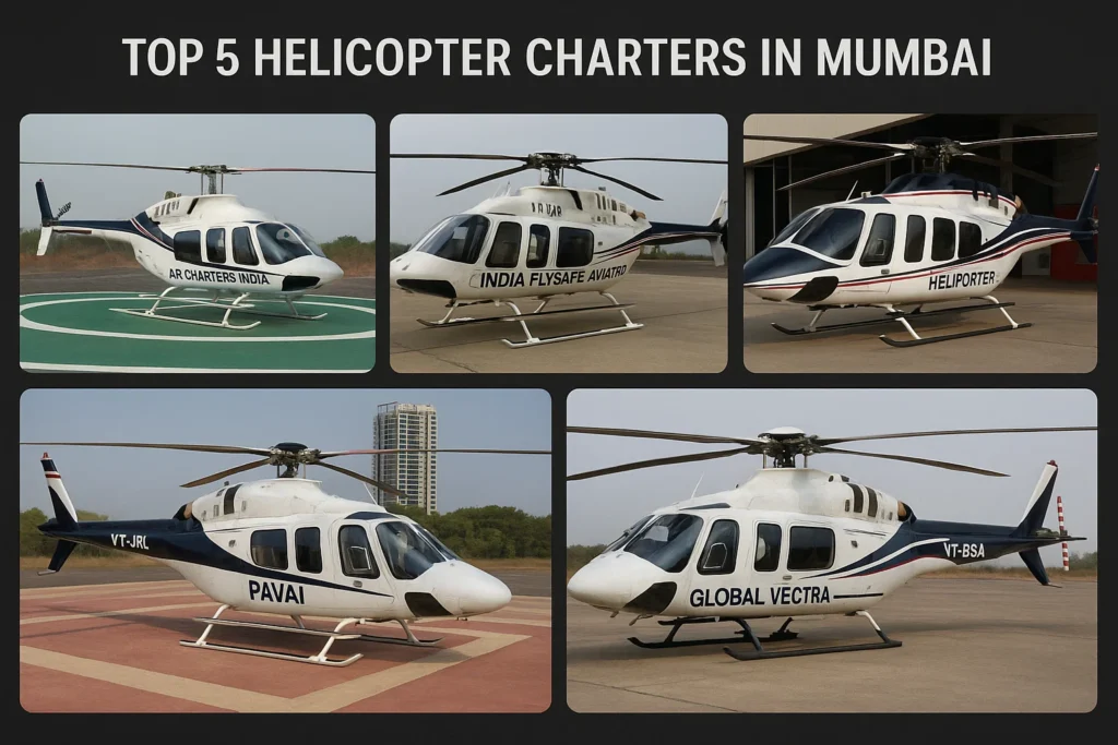 Top 5 Helicopter Charters in Mumbai