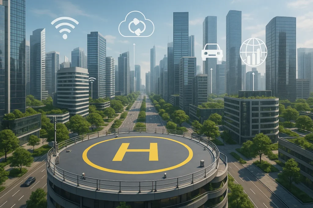 Urban Helipad Infrastructure in Smart Cities