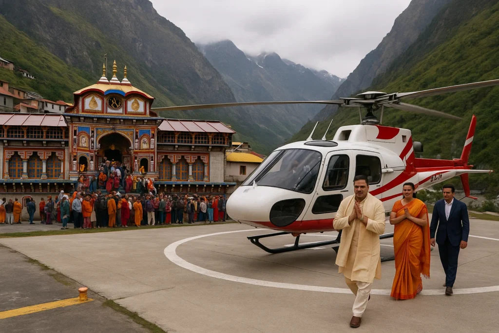VIP Darshan in Badrinath by Helicopter