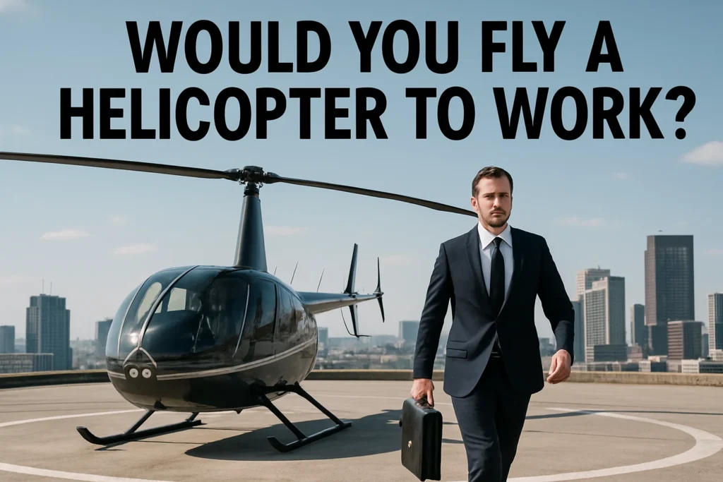 Would You Fly a Helicopter to Work?