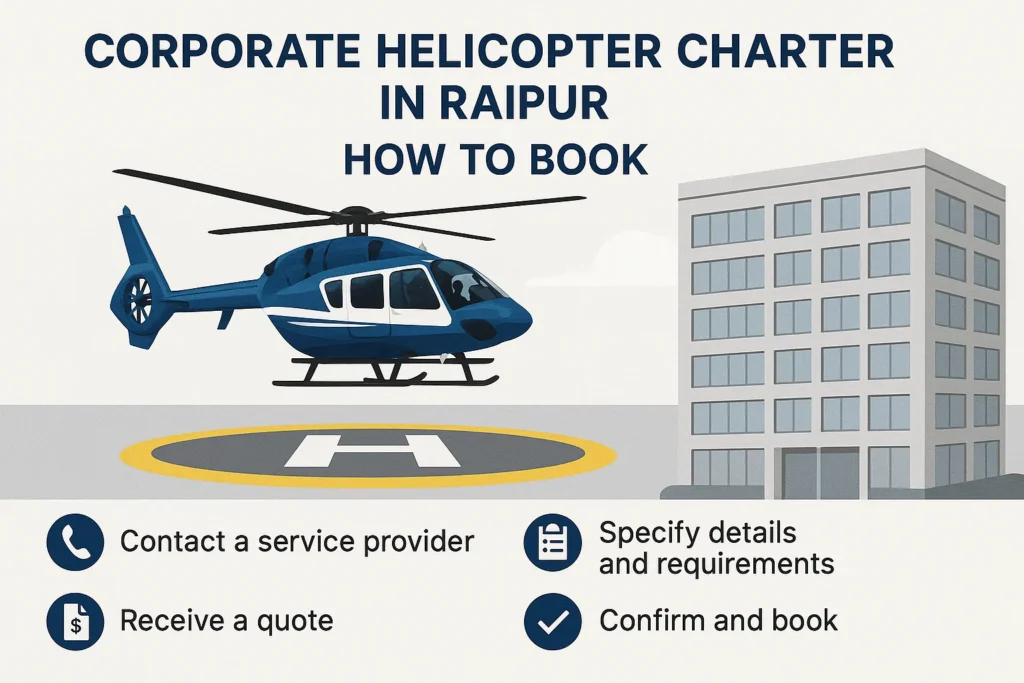 corporate helicopter charter in Raipur