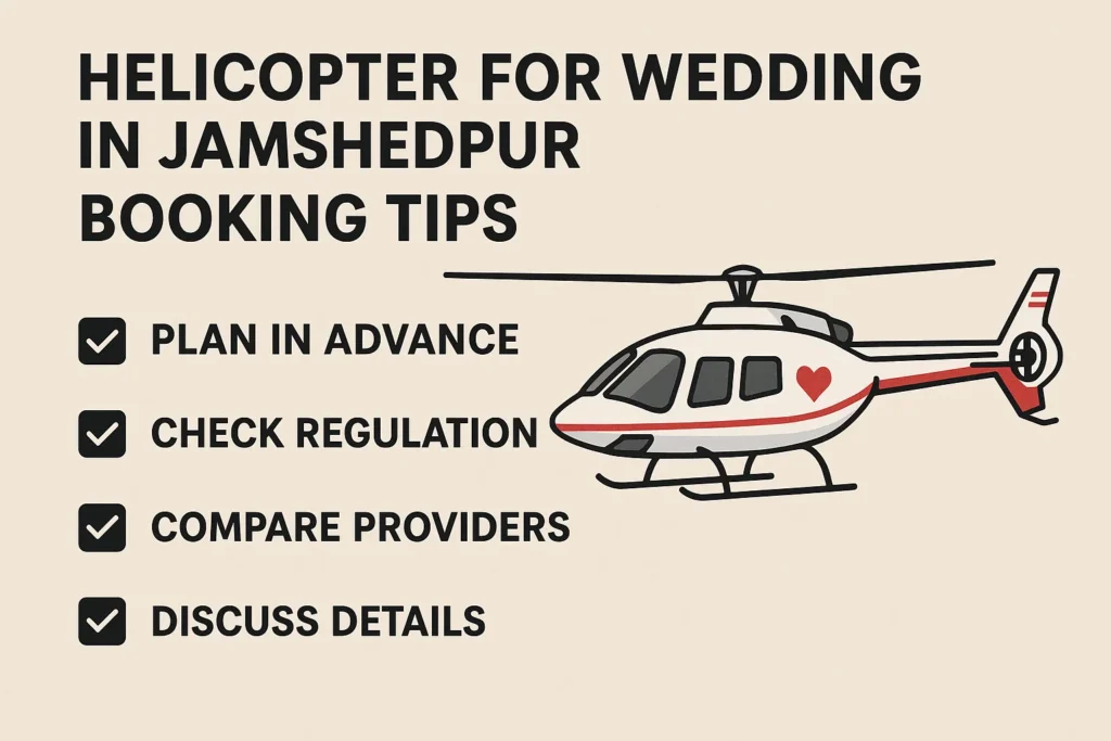 helicopter for wedding in Jamshedpur