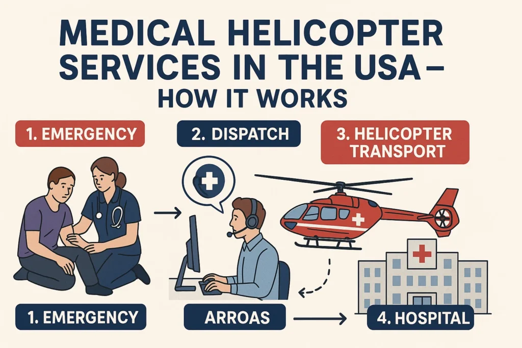 medical helicopter services in the USA