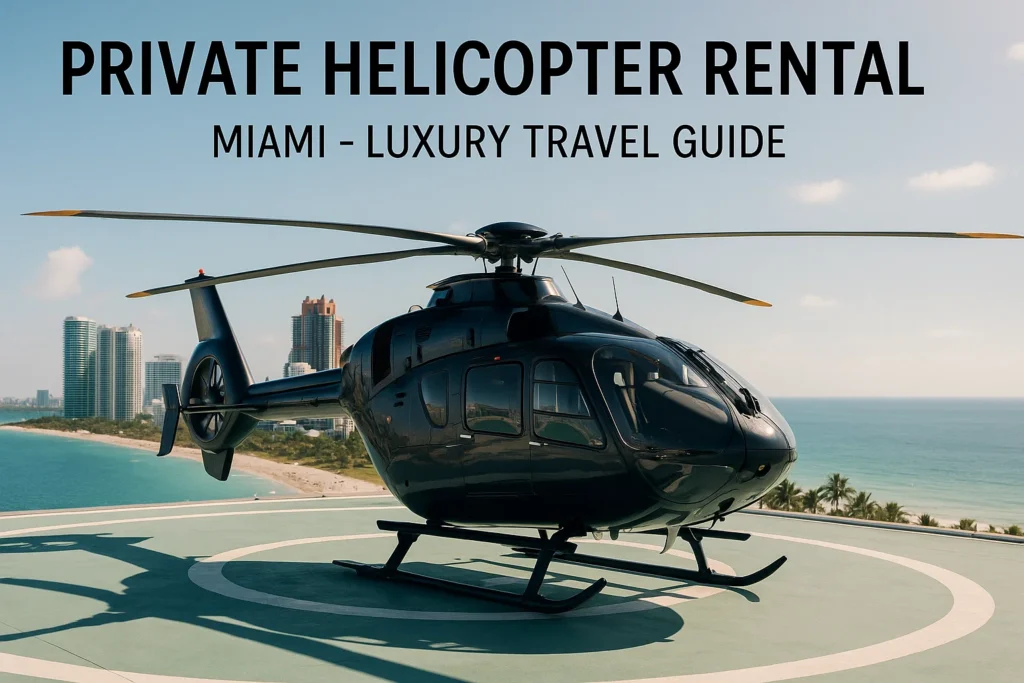 private helicopter rental in Miami