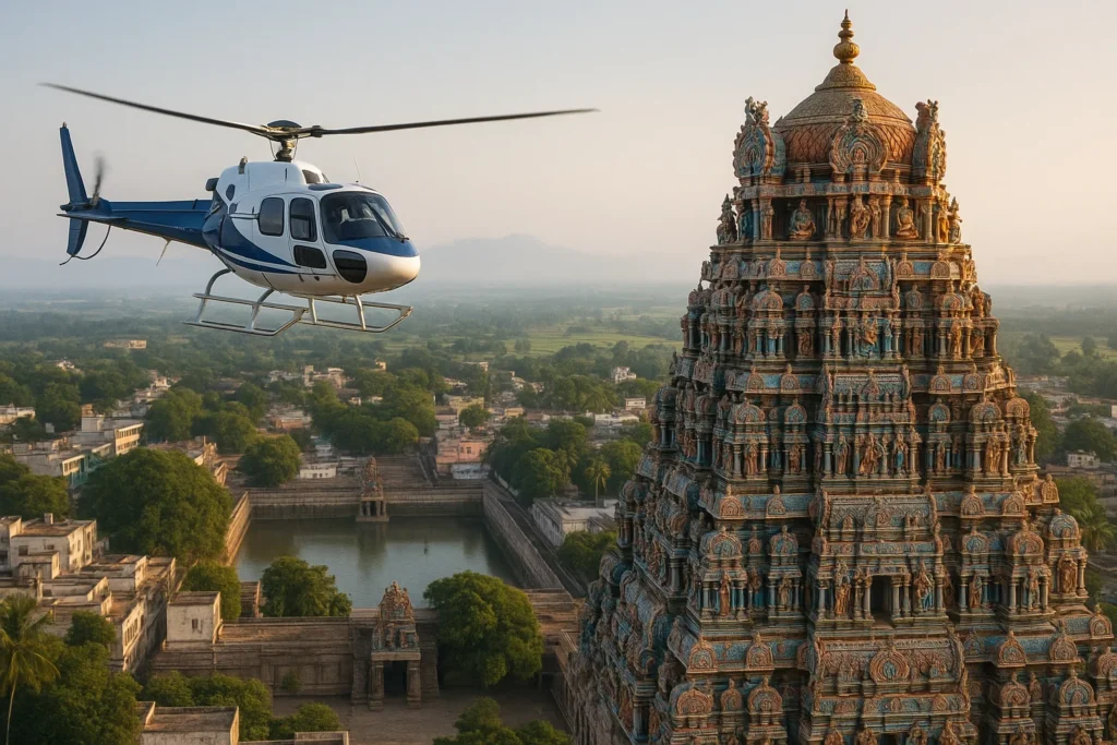 temple helicopter tours in Tamil Nadu