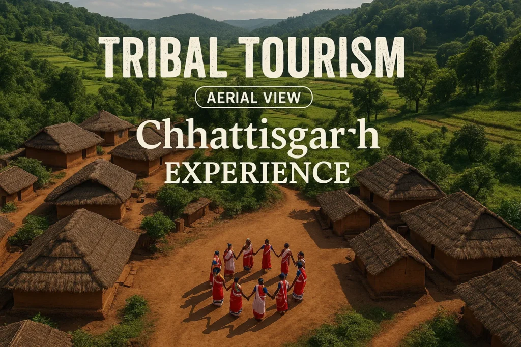tribal tourism with aerial view