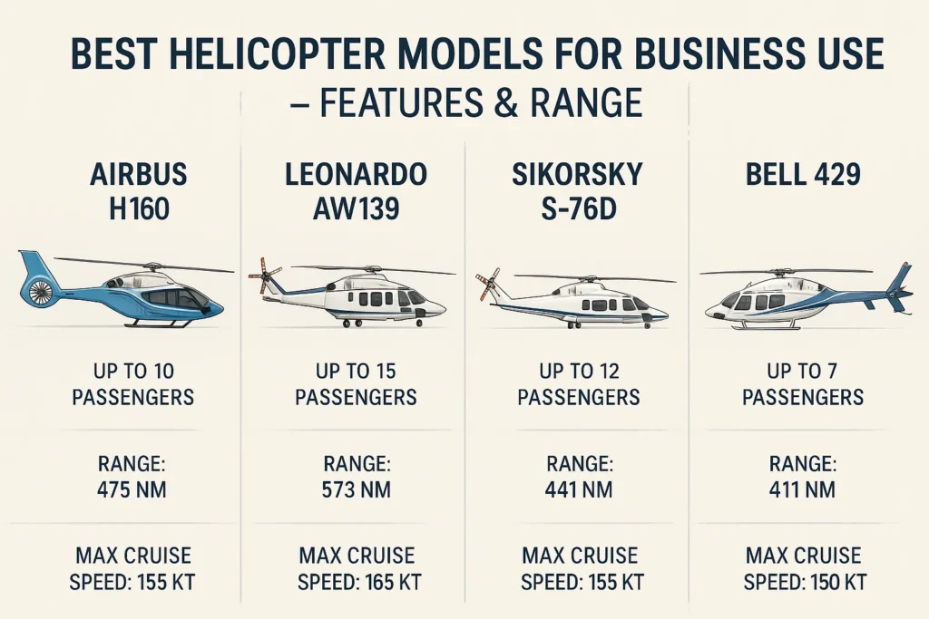Best Helicopter Models for Business Use