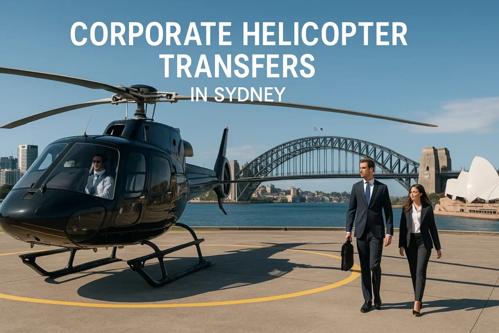 Corporate Helicopter Transfers in Sydney