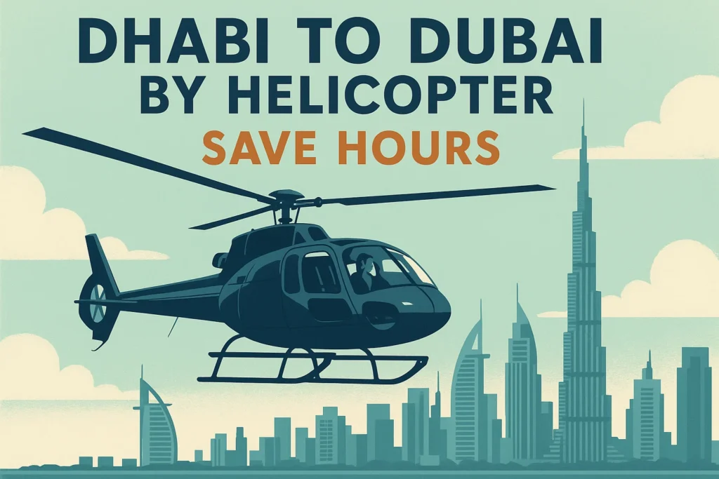 Dhabi to Dubai by Helicopter