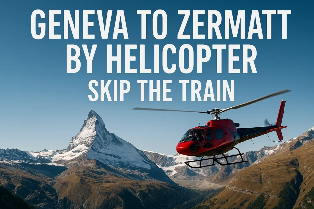 Geneva to Zermatt by Helicopter