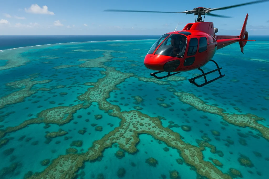 Great Barrier Reef by Helicopter