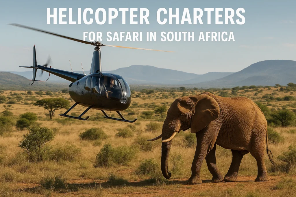 Helicopter Charters for Safari in South Africa